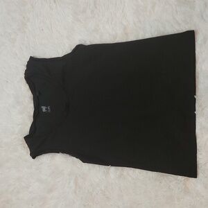 Raffi twisted collar black tank top